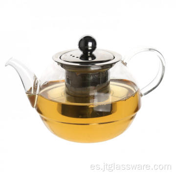 Venta caliente Juego de té floreciente Tetera de vidrio Chikao